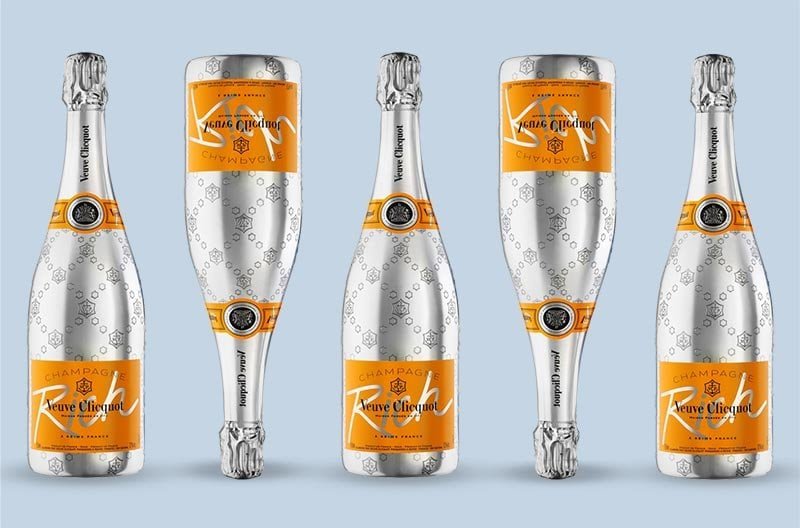 brindis champagne lujo